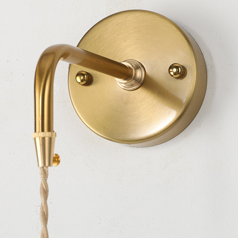 Nordic Wall Light Sconce Geometric Glass Wall Light Fixture for Bedroom