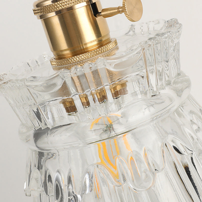 Nordic Wall Light Sconce Geometric Glass Wall Light Fixture for Bedroom