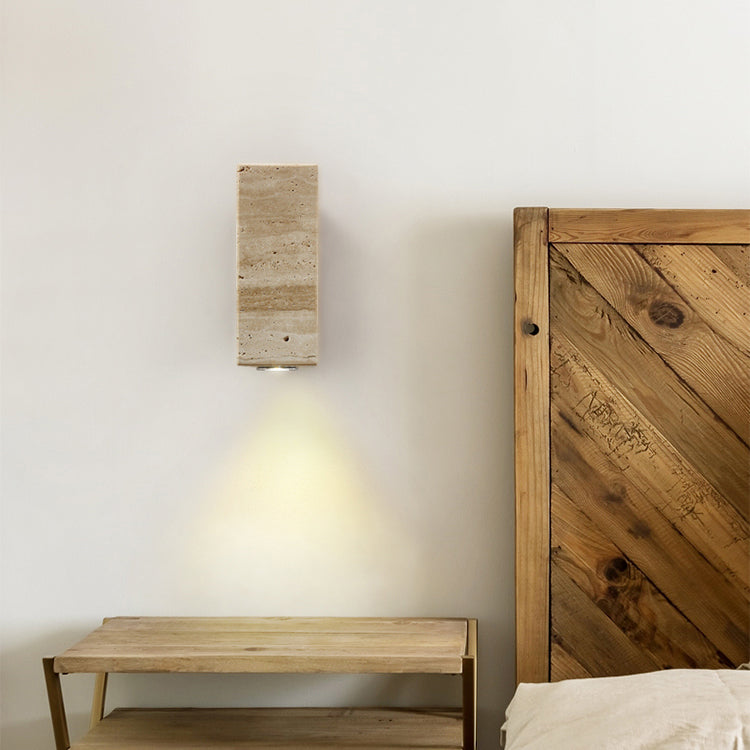 Contemporary Wall Light Fixture Minimalist Marble Wall Light Sconce for Bedroom