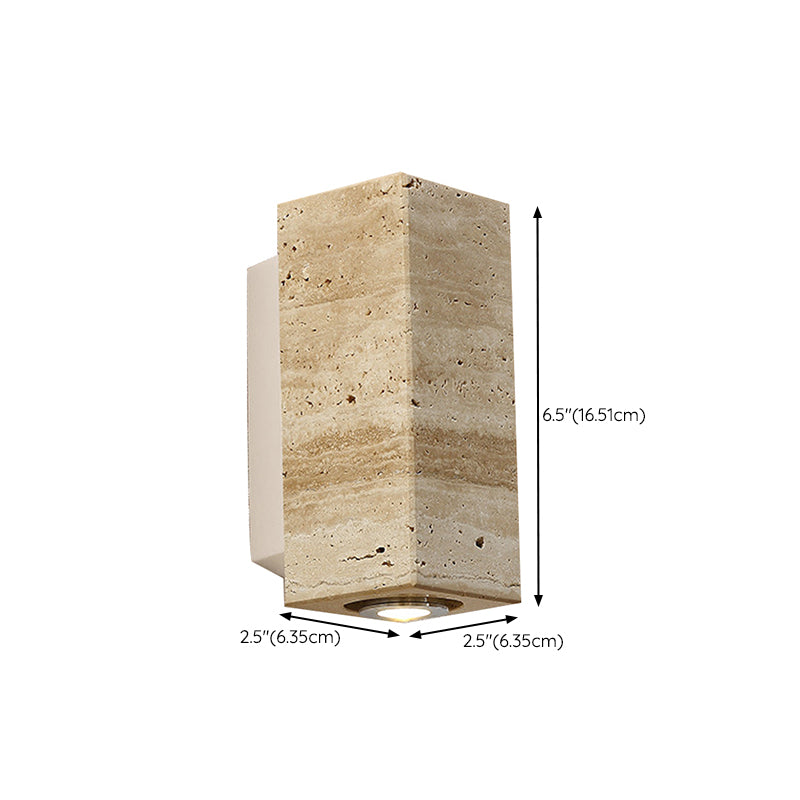 Contemporary Wall Light Fixture Minimalist Marble Wall Light Sconce for Bedroom