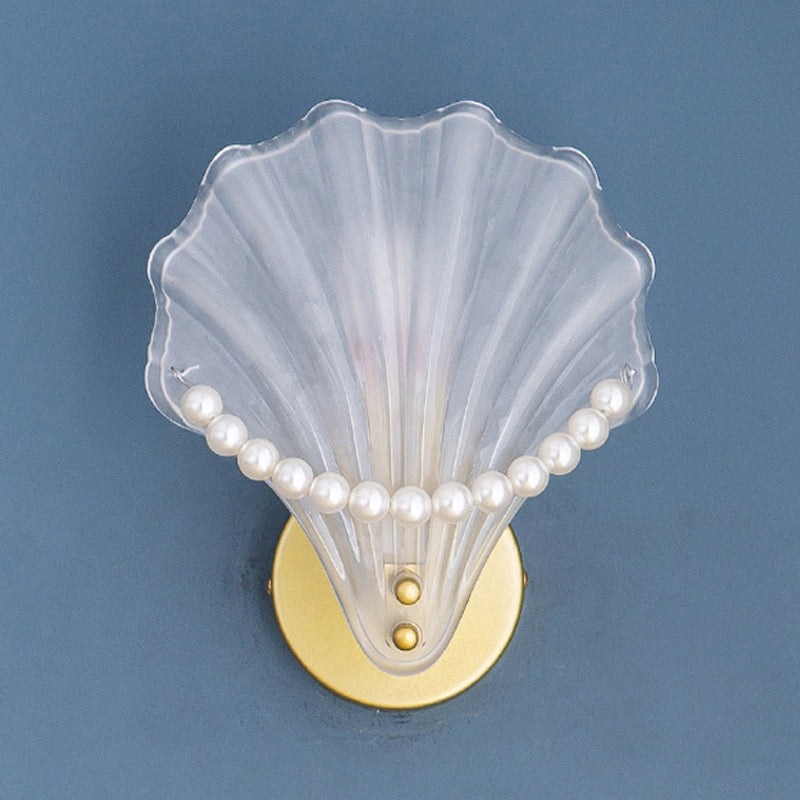 Single Golden Modern Bathroom Vanity Light Glass Bath Bar for Bathroom