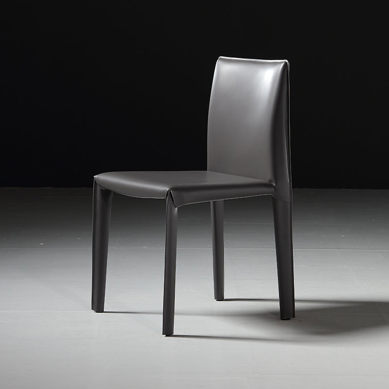 Modern Indoor Home Side Chair Faux Leather Upholstered Side Chair