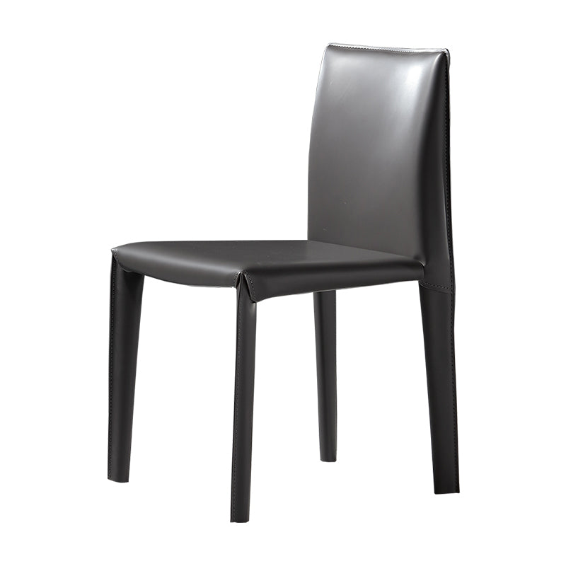 Modern Indoor Home Side Chair Faux Leather Upholstered Side Chair