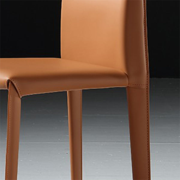 Modern Indoor Home Side Chair Faux Leather Upholstered Side Chair