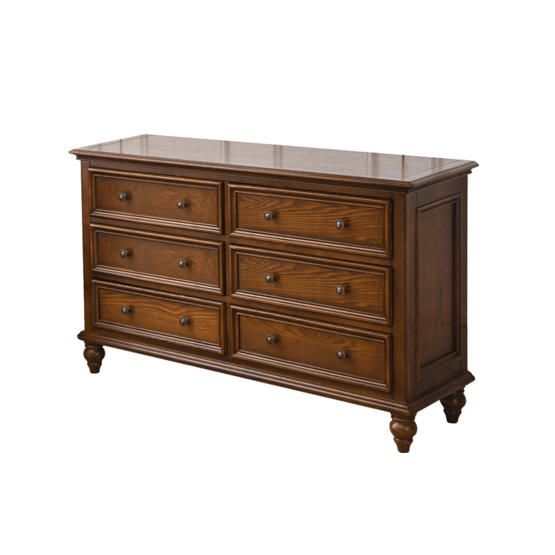 Modern Storage Chest Dresser Solid Wood Storage Chest with Drawers