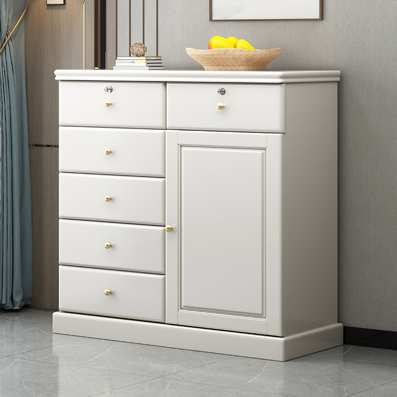 Solid Wood Storage Chest Dresser Modern Storage Chest with Drawers