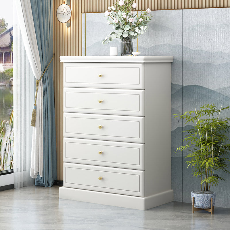 Solid Wood Storage Chest Dresser Modern Storage Chest with Drawers