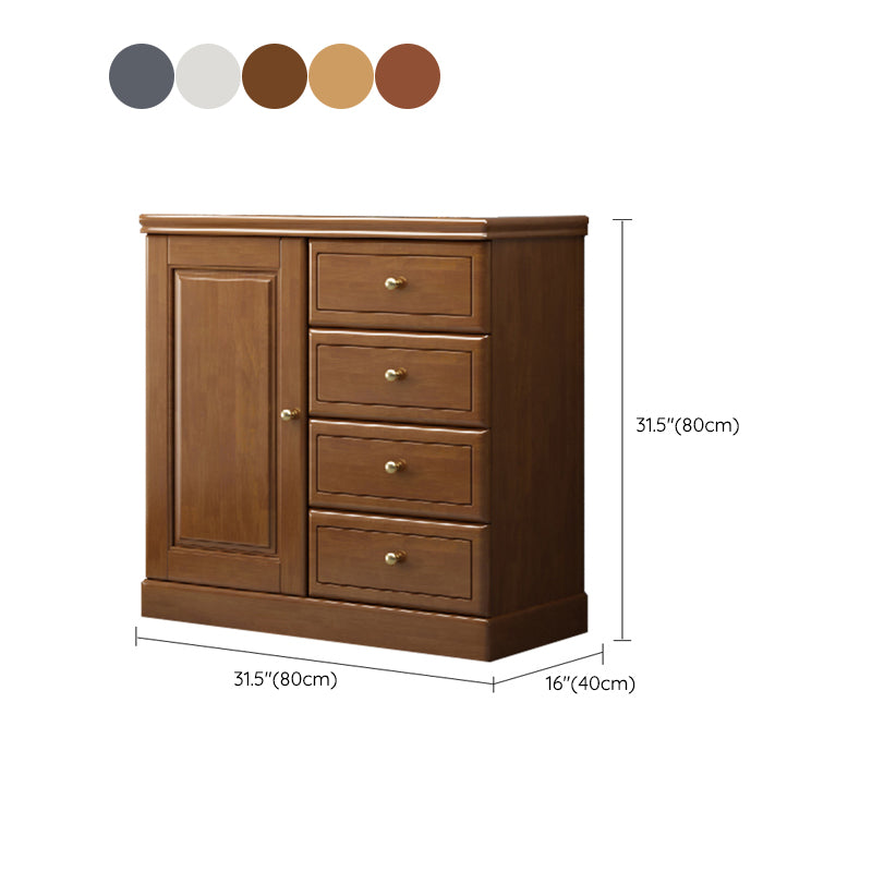 Solid Wood Storage Chest Dresser Modern Storage Chest with Drawers