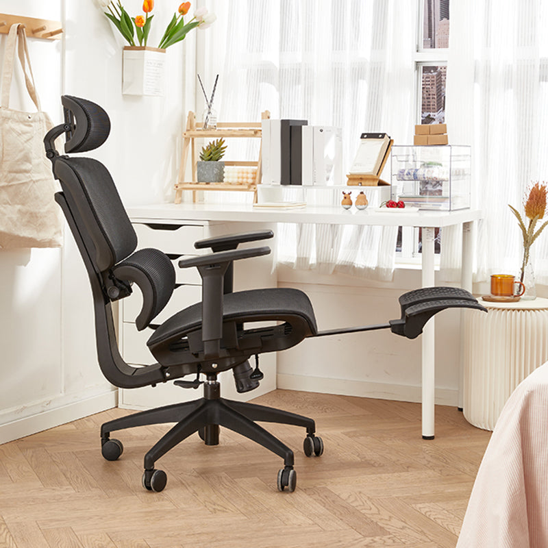 Modern Adjustable Office Chair Distressing Ergonomic Desk Chair with Wheels