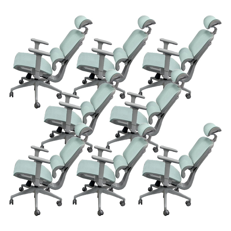 Modern Adjustable Office Chair Distressing Ergonomic Desk Chair with Wheels
