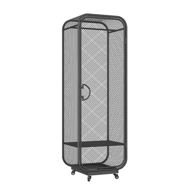 Metal Wardrobe Industrial Style Bedroom Rectangular Wardrobe Closet