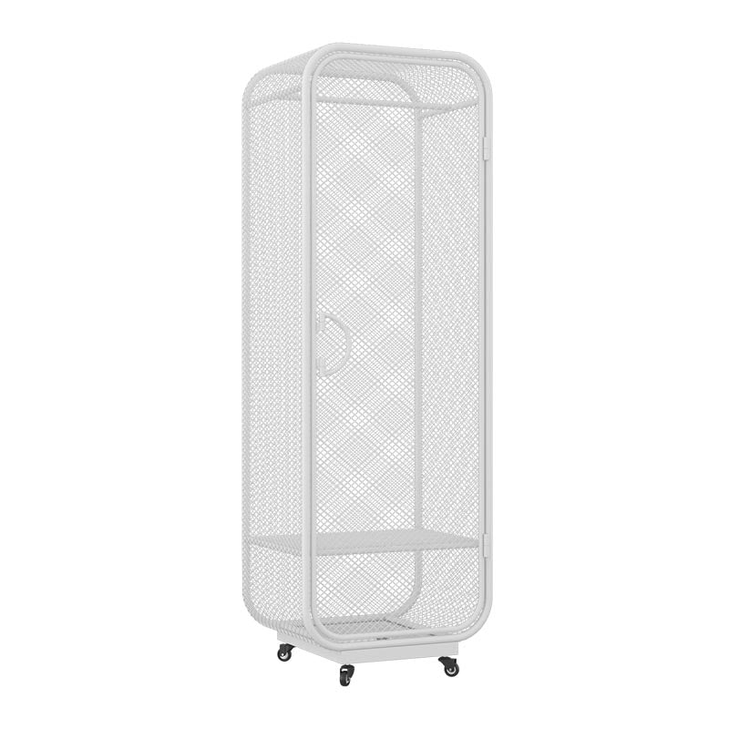 Metal Wardrobe Industrial Style Bedroom Rectangular Wardrobe Closet