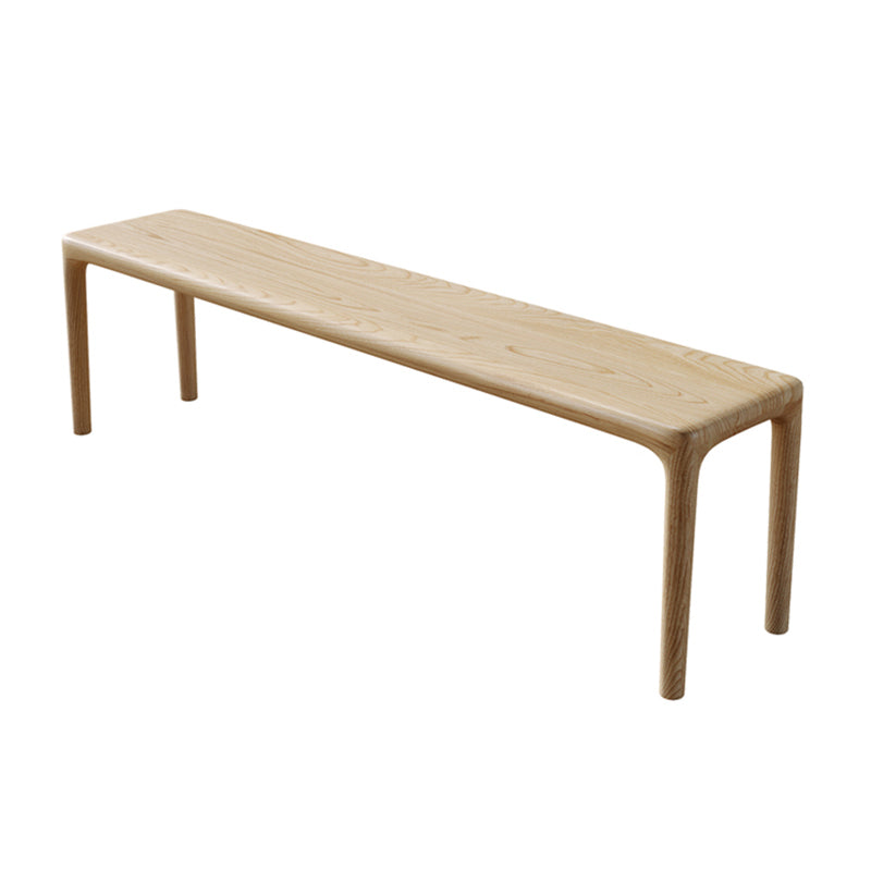 1/2/5 Pcs Rectangle Solid Wood Standard Height Dining Furniture Set in Light