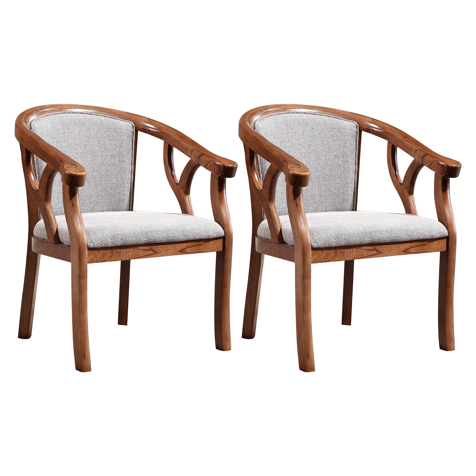 Traditional Dining Chair Solid Wood Dining Arm Chair for Hotel