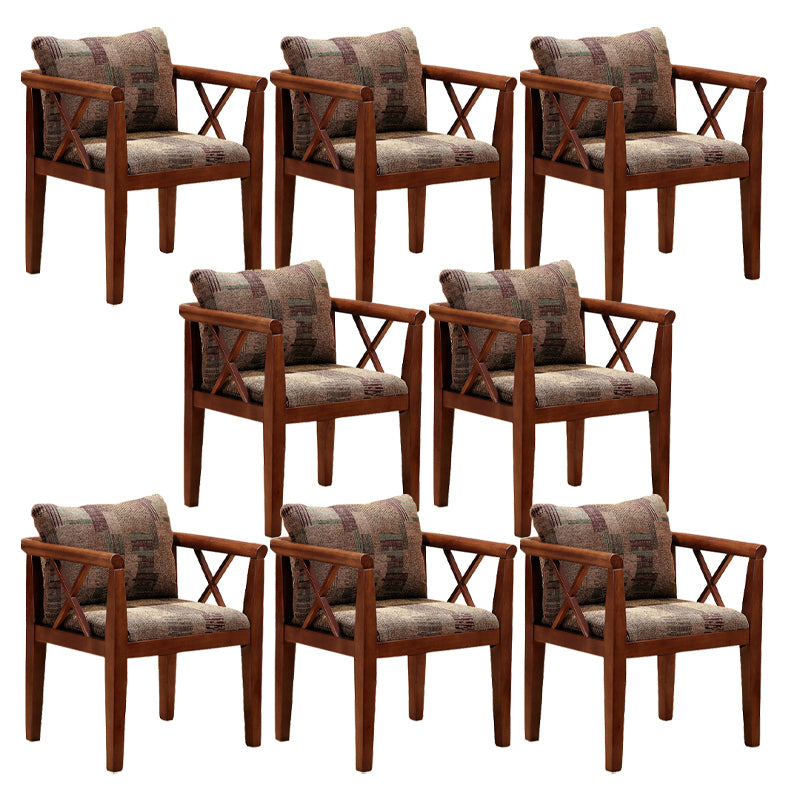 Traditional Dining Chair Solid Wood Dining Arm Chair for Hotel