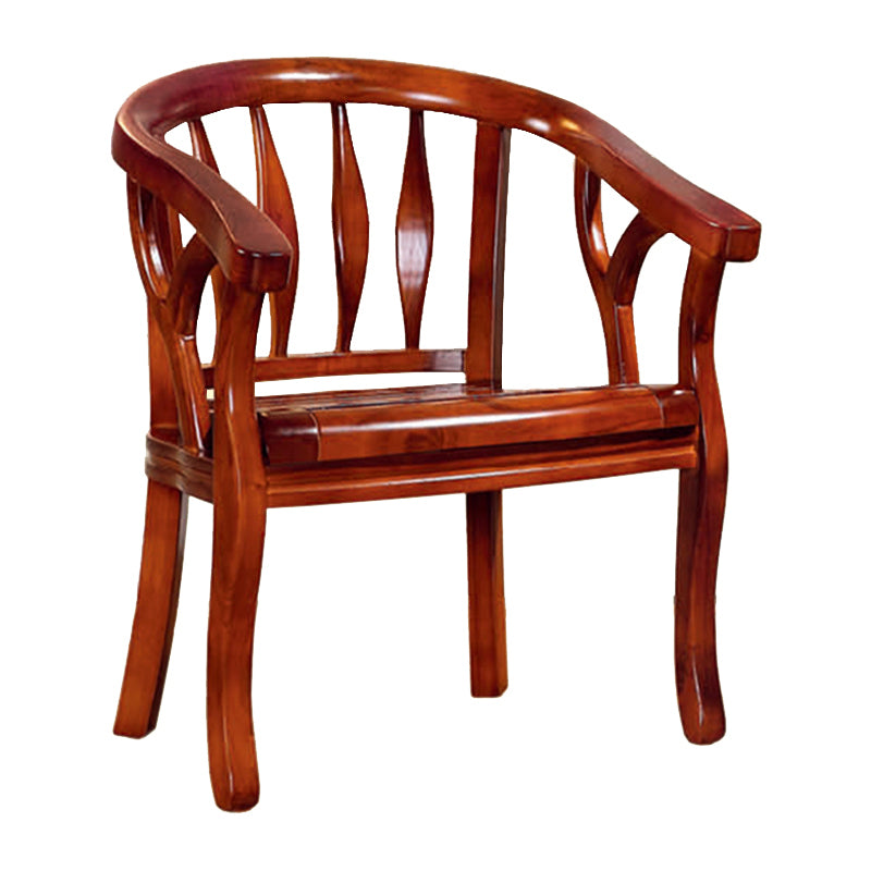 Traditional Dining Chair Solid Wood Dining Arm Chair for Hotel