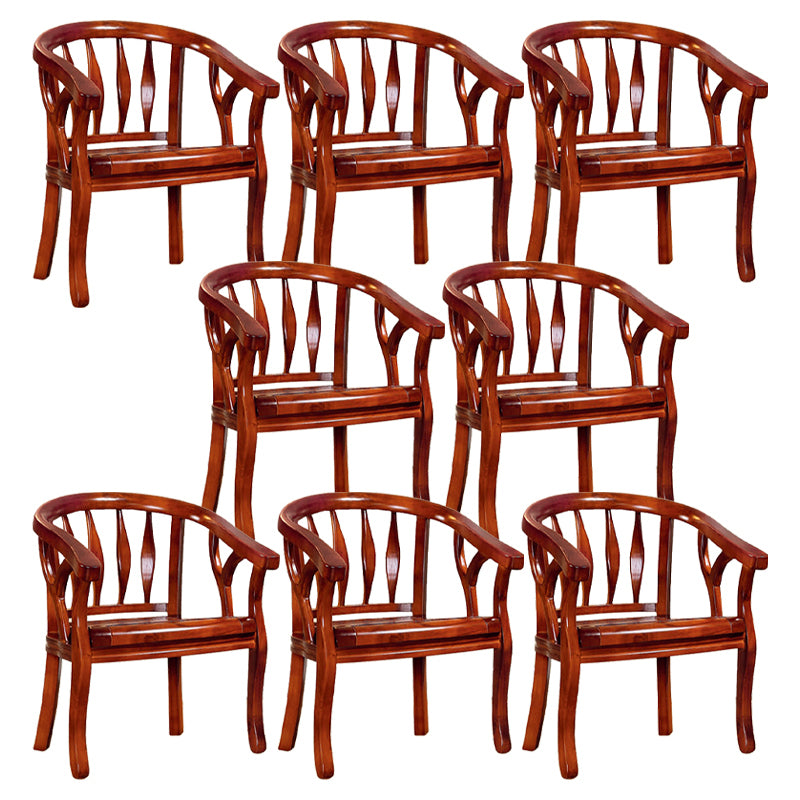 Traditional Dining Chair Solid Wood Dining Arm Chair for Hotel