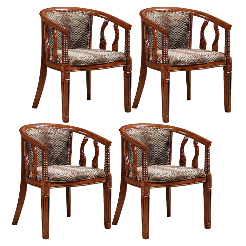 Traditional Dining Chair Solid Wood Dining Arm Chair for Hotel