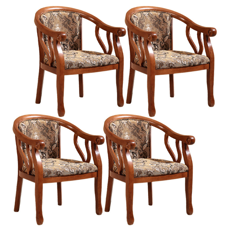 Traditional Dining Chair Solid Wood Dining Arm Chair for Hotel