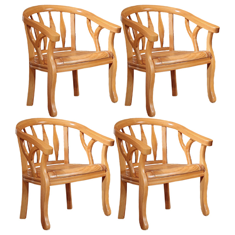 Traditional Dining Chair Solid Wood Dining Arm Chair for Hotel
