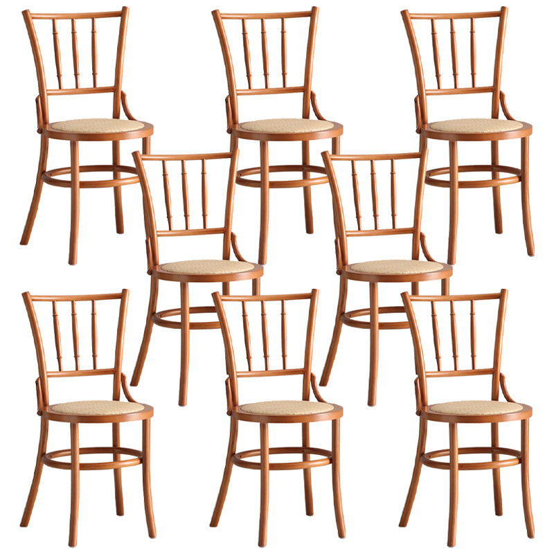 Contemporary Indoor Dining Side Chair Solid Wood Frame Side Chair