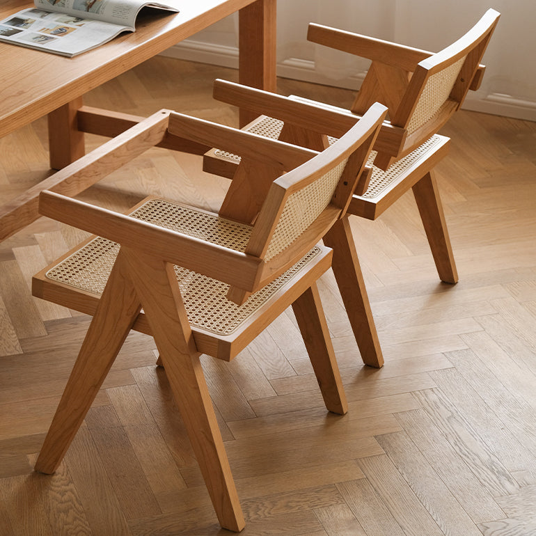 Solid Wood Dining Chairs Modern Style Dining Chairs for Dining Room
