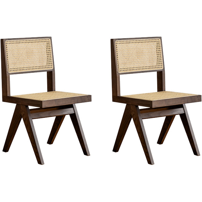 Solid Wood Dining Chairs Modern Style Dining Chairs for Dining Room