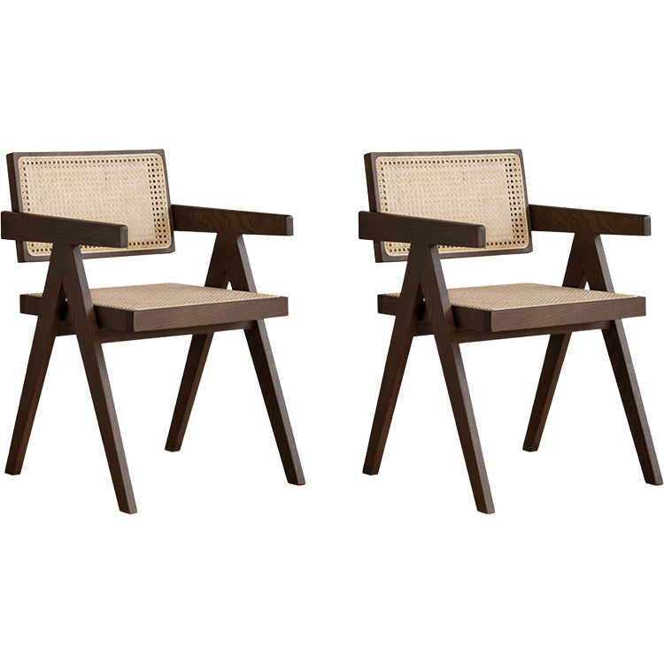 Solid Wood Dining Chairs Modern Style Dining Chairs for Dining Room