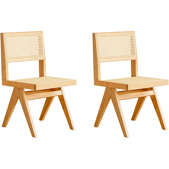 Solid Wood Dining Chairs Modern Style Dining Chairs for Dining Room