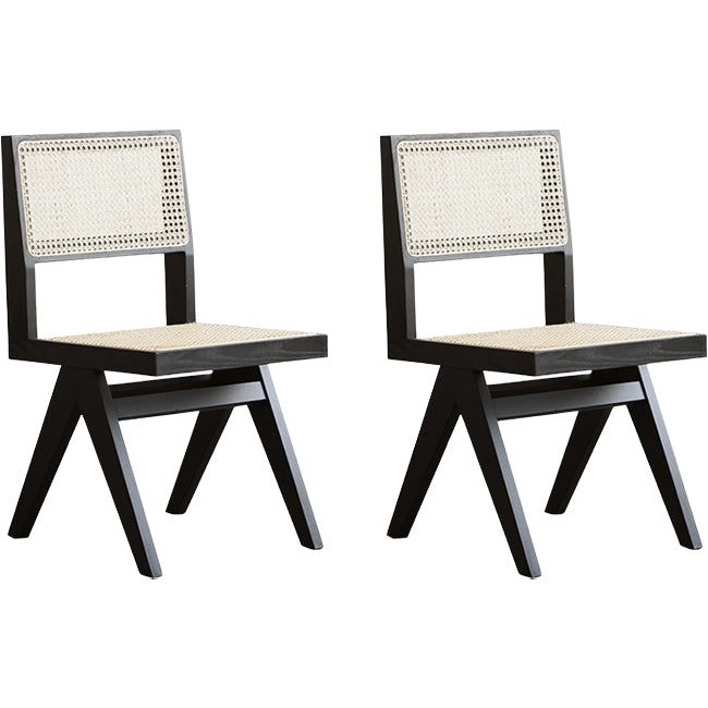 Solid Wood Dining Chairs Modern Style Dining Chairs for Dining Room
