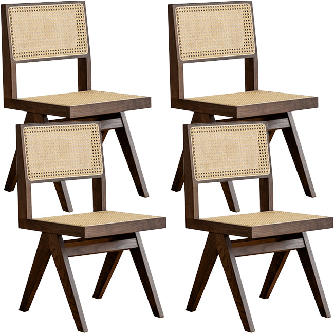 Solid Wood Dining Chairs Modern Style Dining Chairs for Dining Room
