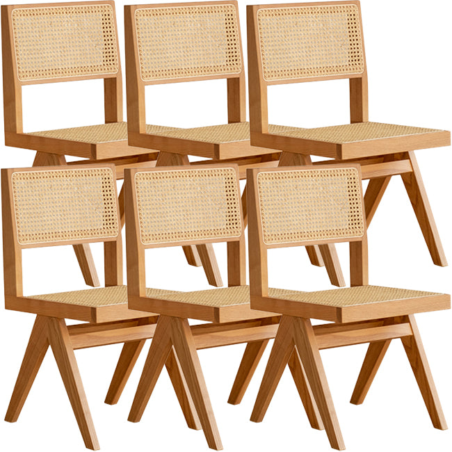 Solid Wood Dining Chairs Modern Style Dining Chairs for Dining Room
