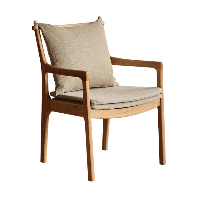 Home Contemporary Dining Chair Solid Wood Upholstered Dining Chair