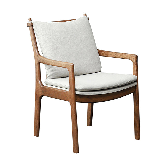 Home Contemporary Dining Chair Solid Wood Upholstered Dining Chair