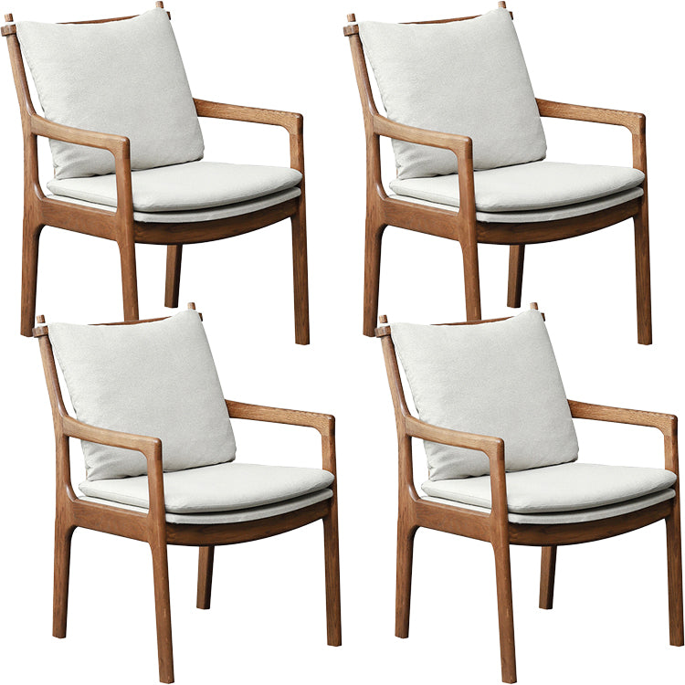 Home Contemporary Dining Chair Solid Wood Upholstered Dining Chair