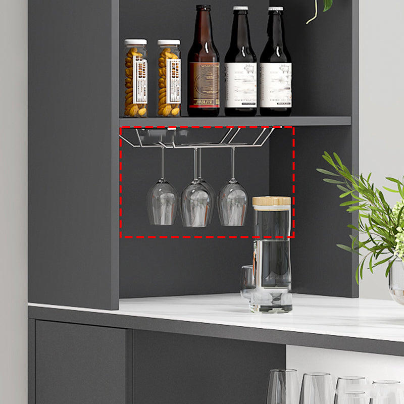 Modern Style Stone Rectangle Bistro Bar Desk Table for Living Room