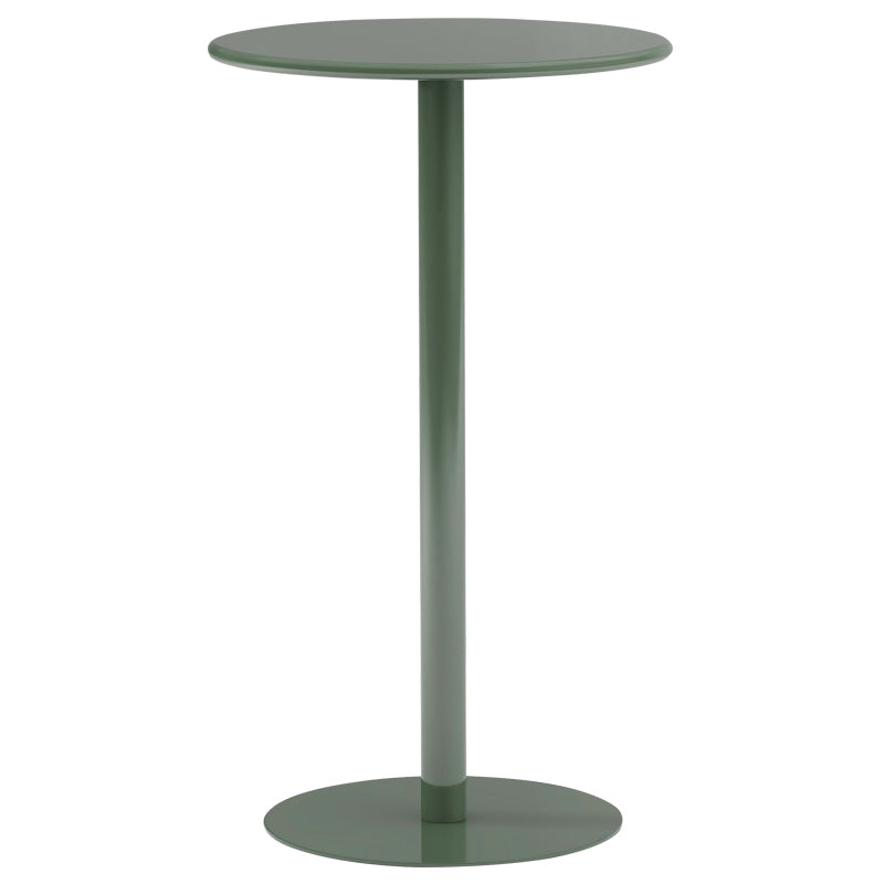 Modem & Contemporary Metal Round Bar Wine Table for Living Room