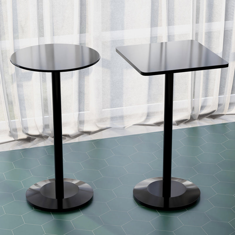 Modem & Contemporary Metal Round Bar Wine Table for Living Room