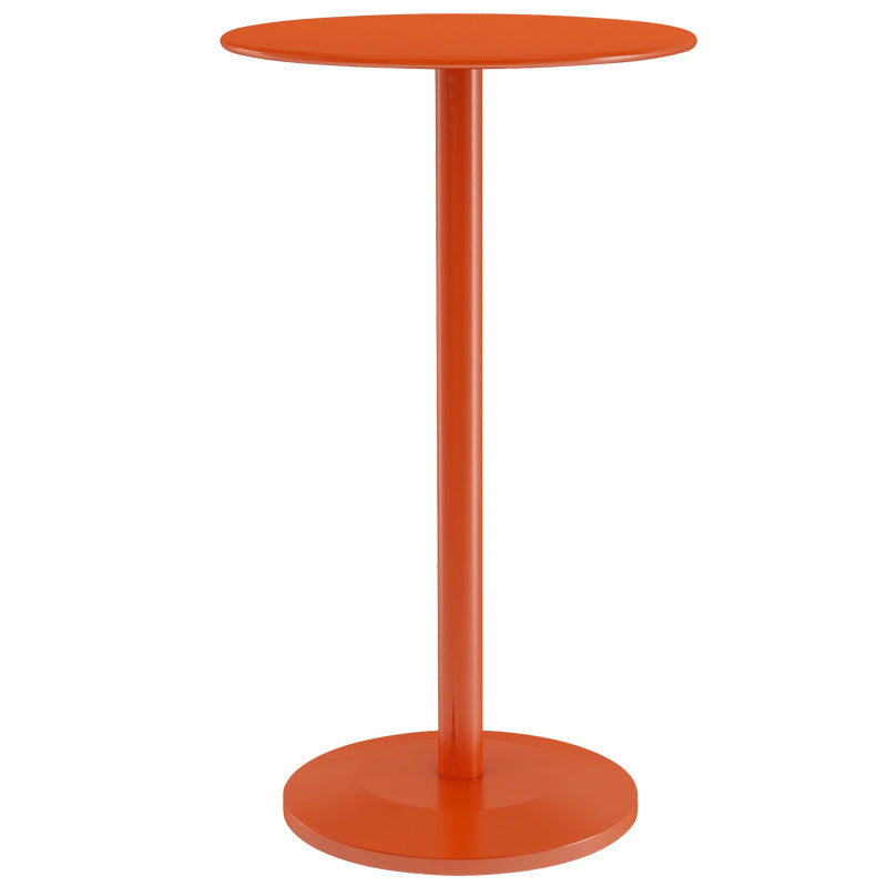 Modem & Contemporary Metal Round Bar Wine Table for Living Room