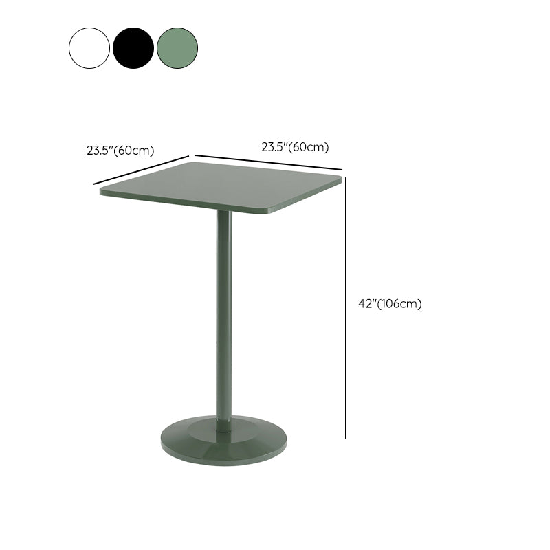 Modem & Contemporary Metal Round Bar Wine Table for Living Room