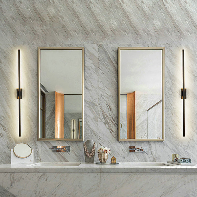 Contemporary LED Wall Light with Acrylic Shade for Living Room