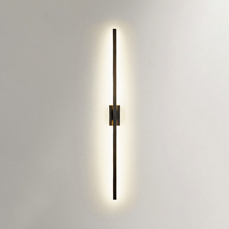 Contemporary LED Wall Light with Acrylic Shade for Living Room