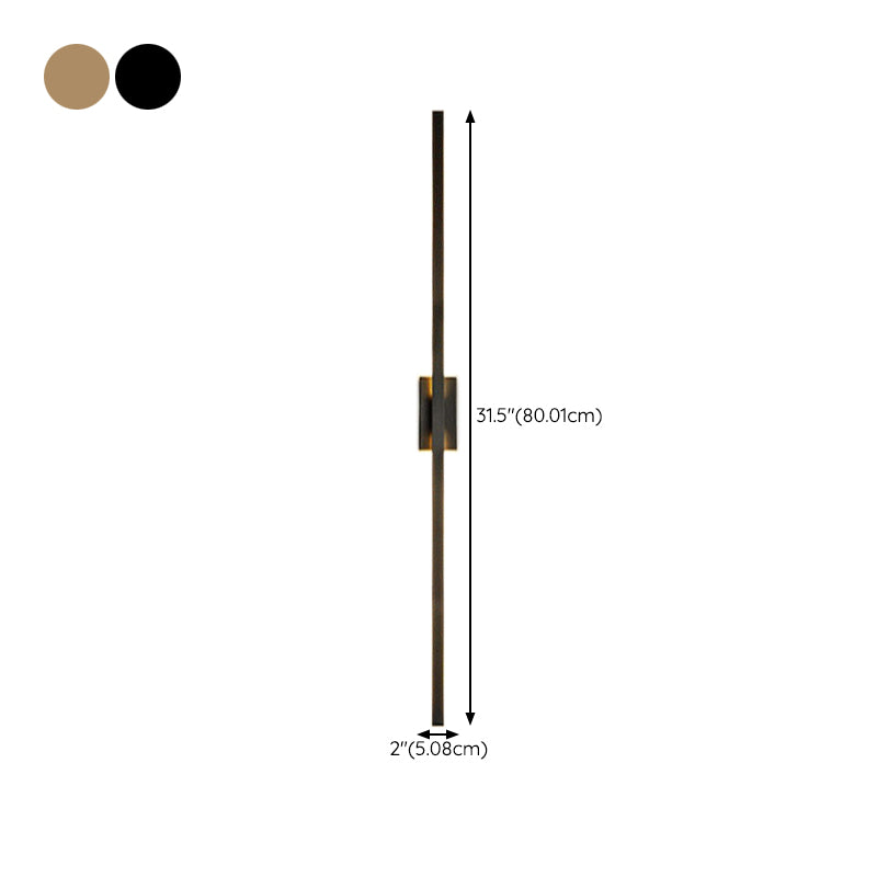 Contemporary LED Wall Light with Acrylic Shade for Living Room