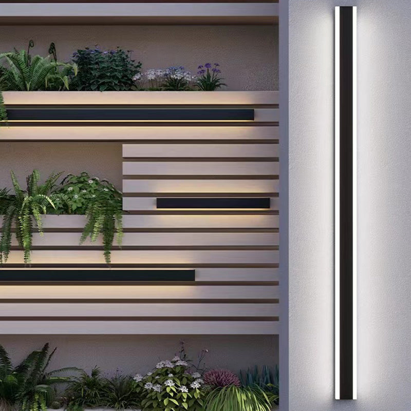 LED Contemporary Wall Light with Acrylic Shade for Living Room