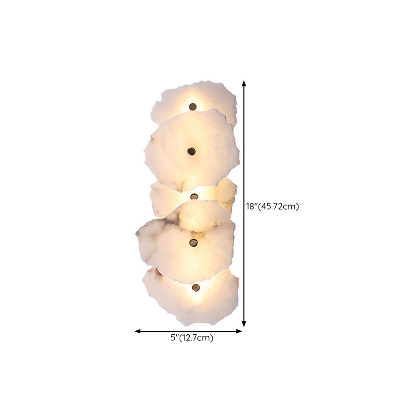 1/2/3/5/7/9-Light White Contemporary Shaded LED Metallic Wall Mounted for Bedroom