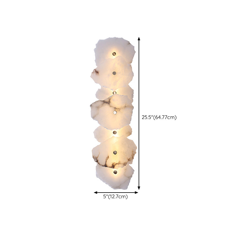 1/2/3/5/7/9-Light White Contemporary Shaded LED Metallic Wall Mounted for Bedroom