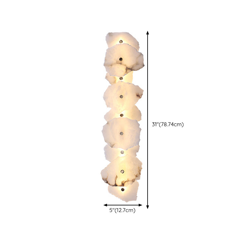 1/2/3/5/7/9-Light White Contemporary Shaded LED Metallic Wall Mounted for Bedroom