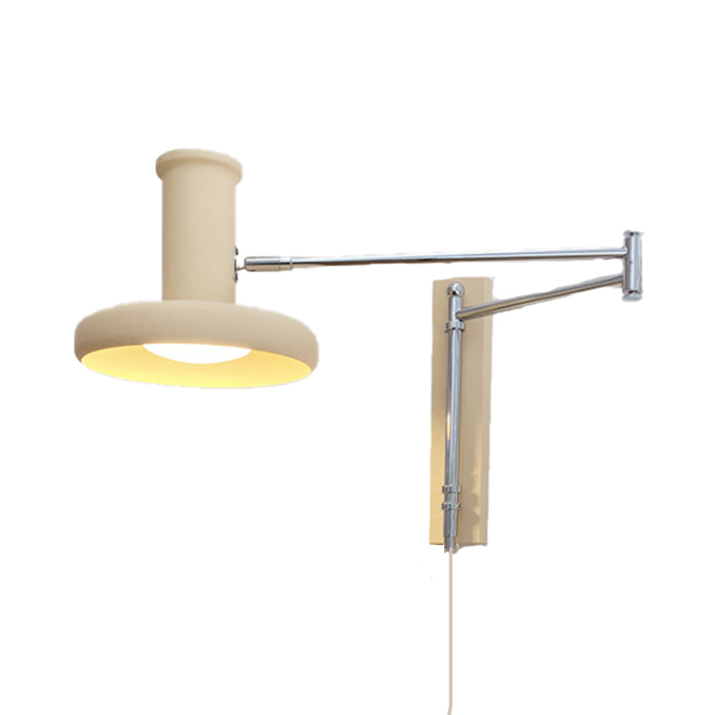 Postmodern Beige Metallic Wall Light Fixture for Sitting Room