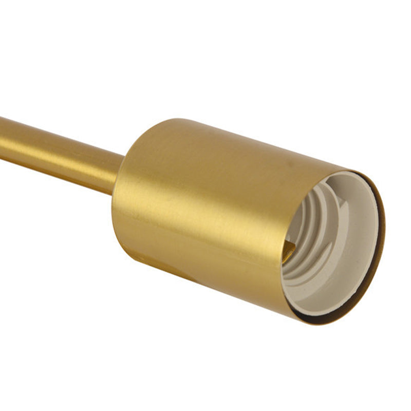 Modern Minimalist Golden and Black Metal Wall Light Sconce for Washroom