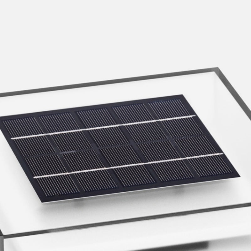 Square Contemporary Waterproof Pillar Light with Acrylic for Courtyard